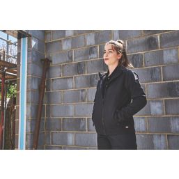 Dickies Foxton Womens Softshell Jacket Black Size 10