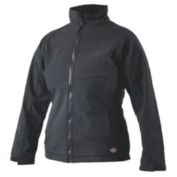 Dickies Foxton Womens Softshell Jacket Black Size 10