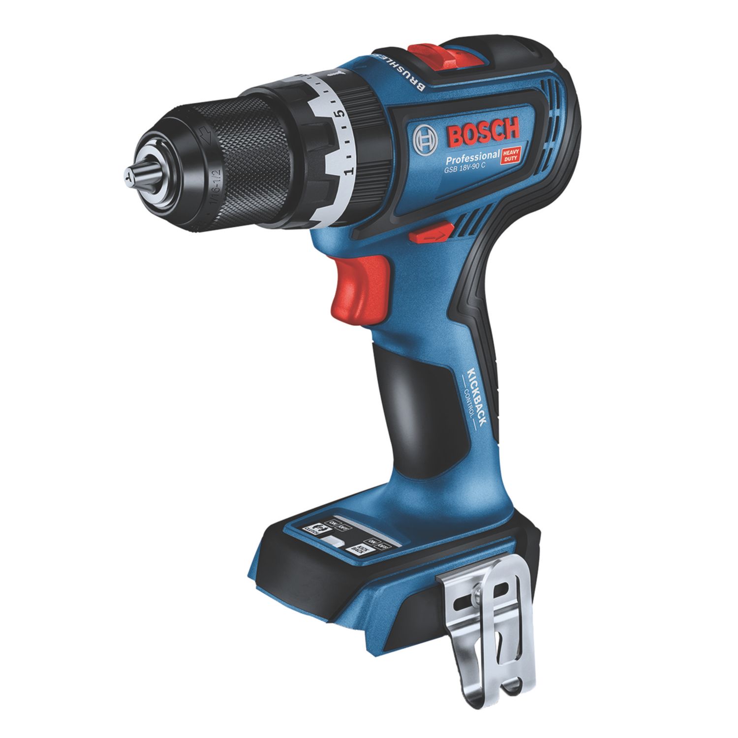 Bosch GSB 18V-90 C 18V Li-Ion Coolpack Brushless Cordless Combi Drill - Bare (633FN)