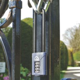 Squire CP50/4 Water-Resistant Long Shackle Combination  Padlock Blue 50mm