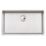 Abode Matrix 1 Bowl Stainless Steel Undermount & Inset Kitchen Sink  750mm x 440mm