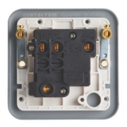 Contactum  13A Switched Metal Clad Fused Spur   with White Inserts