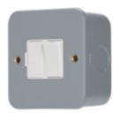 Contactum  13A Switched Metal Clad Fused Spur   with White Inserts