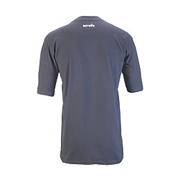 Scruffs  Short Sleeve Worker T-Shirt Navy Small 41" Chest