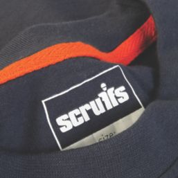Scruffs  Short Sleeve Worker T-Shirt Navy Small 41" Chest