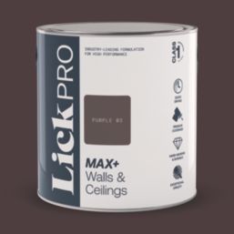 LickPro Max+ 2.5Ltr Purple 03 Matt Emulsion  Paint