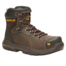 CAT Diagnostic 2.0 Size 9  Brown Waterproof Steel Toe Cap Safety Boots