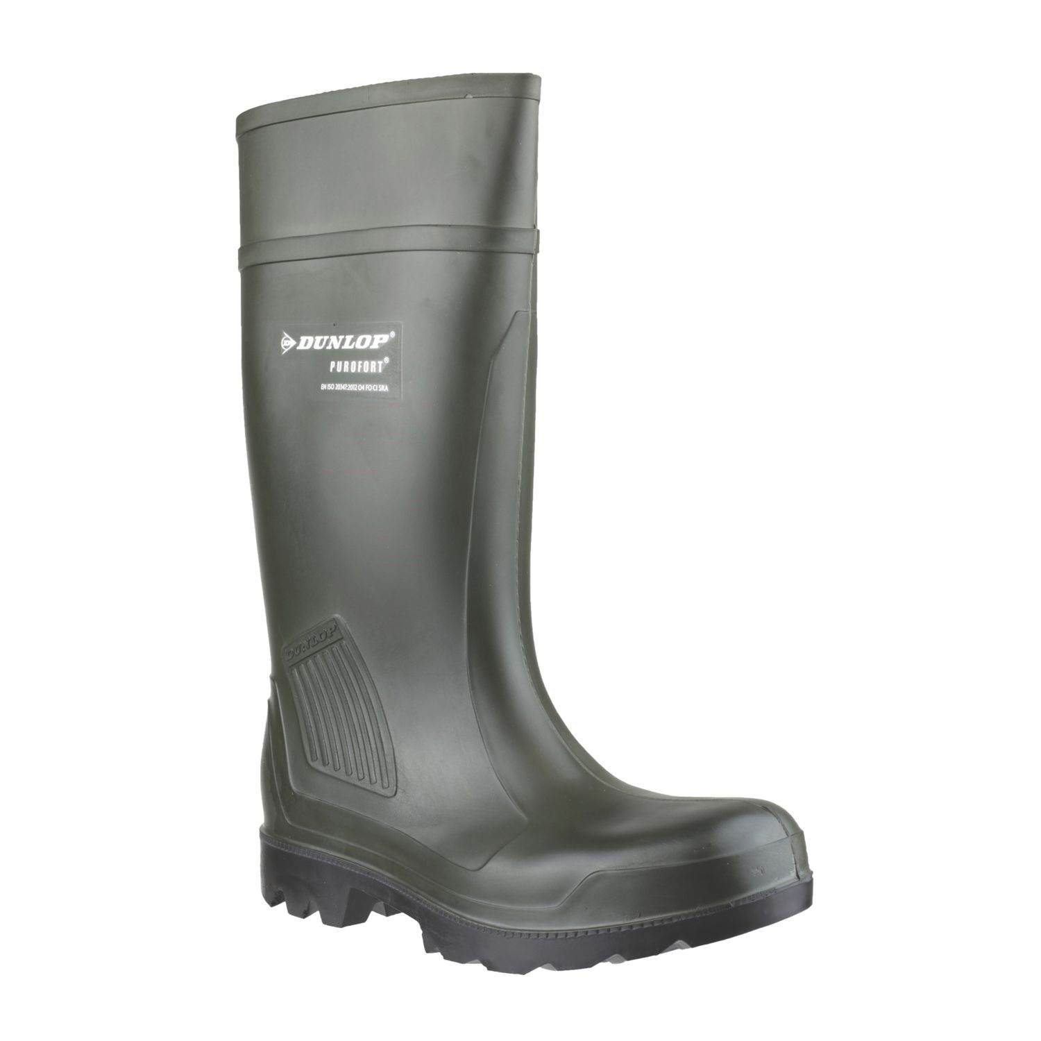 Dunlop Purofort Professional Size 4 Green Non Safety Wellies (633XC)