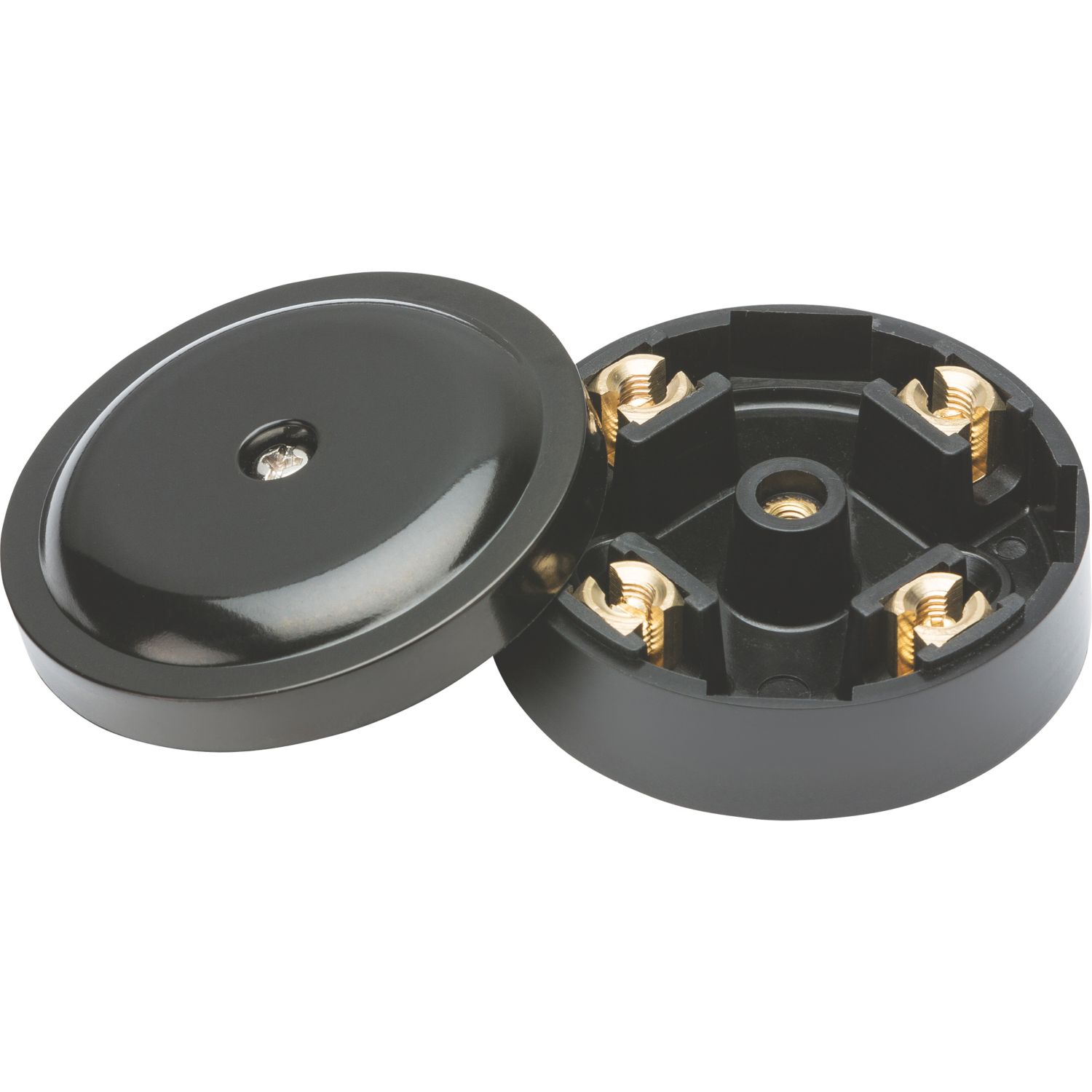 Knightsbridge 20A 4-Terminal Junction Box Black (633YA)