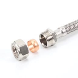 Essentials Flexible Tap Connector 15mm x 1/2" x 300mm