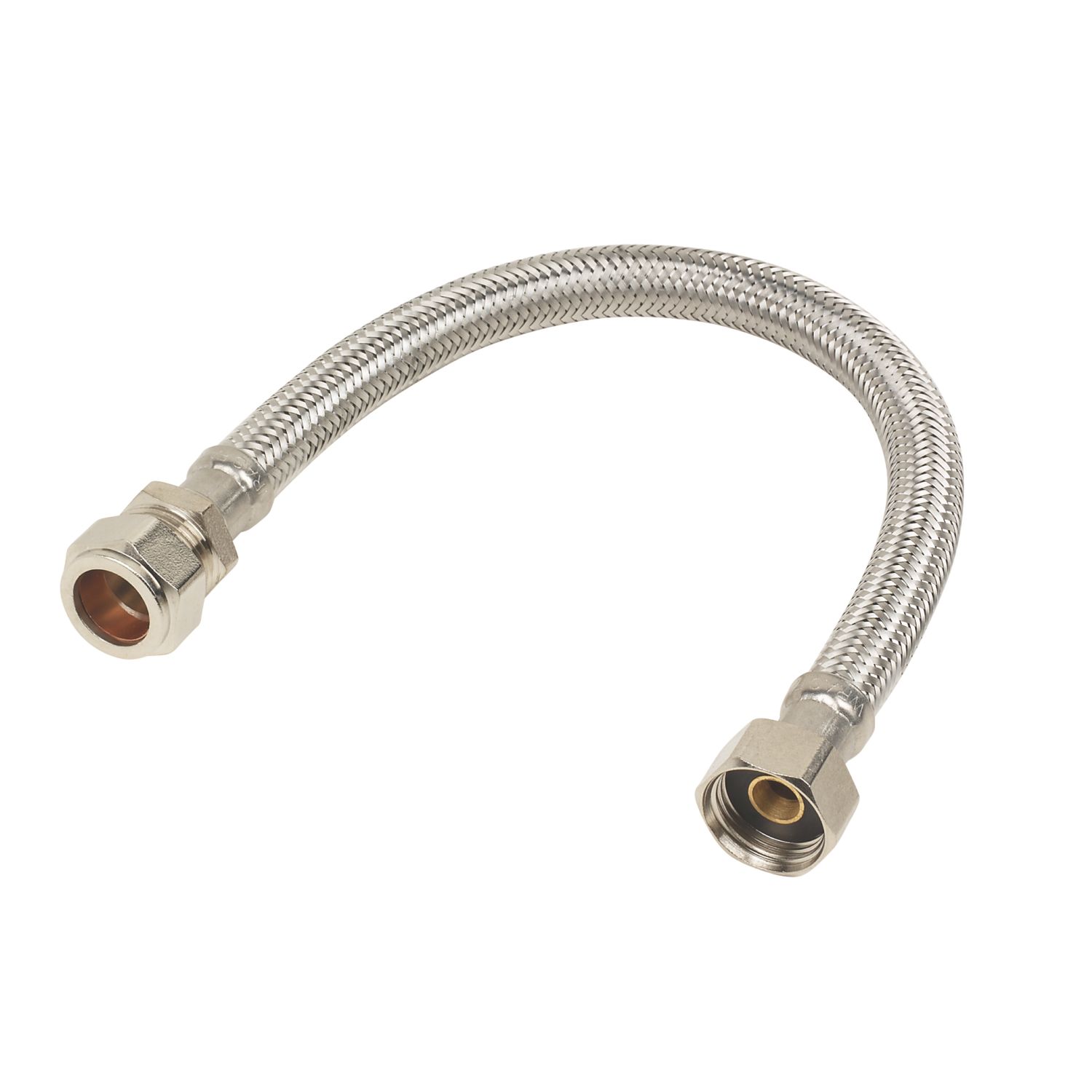 Essentials Flexible Tap Connector 15mm x 1/2" x 300mm (63404)