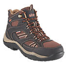 Site Ironstone   Safety Boots Brown Size 7