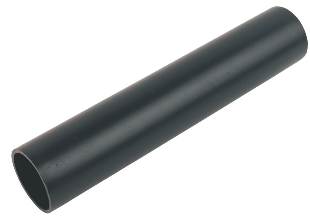 FloPlast PushFit Waste Pipes Black 40mm x 3m 10 Pack Screwfix