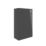 Ohio Bathroom Furniture WC Unit Dark Grey Gloss 501mm x 252mm x 830mm