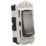 Knightsbridge  20AX Grid SP Control Switch Black Nickel
