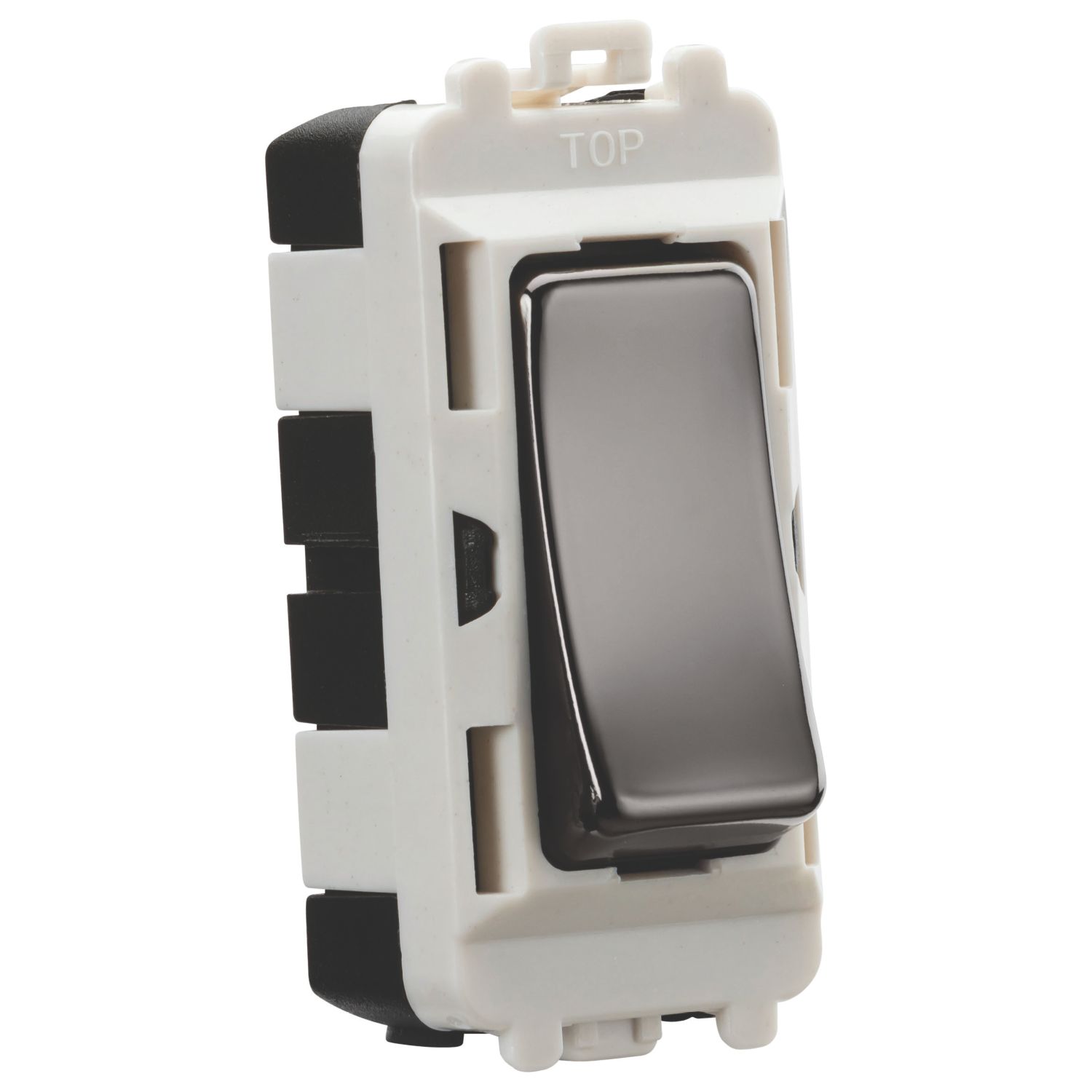 Knightsbridge 20AX Grid SP Control Switch Black Nickel (634CR)