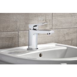 Bristan Elegance Chrome 152mm Standard Lever Mono Basin Mixer Tap  With Clicker Waste