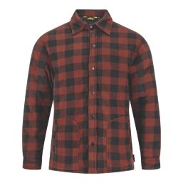 Site  Fleece Shirt Jacket Red/Black Medium 38-40" Chest