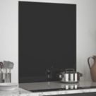 Splashback  Black Kitchen Splashback 600mm x 750mm x 6mm