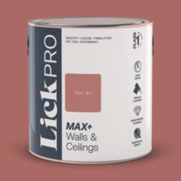 LickPro Max+ 2.5Ltr Red 04 Eggshell Emulsion  Paint