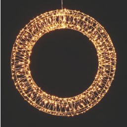 LED Indoor & Outdoor Variable White Christmas Wreath