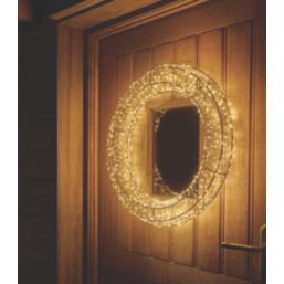LED Indoor & Outdoor Variable White Christmas Wreath