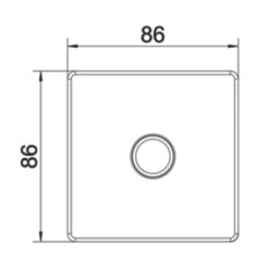 LAP  1-Gang 2-Way LED Dimmer Switch  Polished Chrome with Colour-Matched Inserts