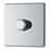 LAP  1-Gang 2-Way LED Dimmer Switch  Polished Chrome with Colour-Matched Inserts