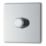LAP  1-Gang 2-Way LED Dimmer Switch  Polished Chrome with Colour-Matched Inserts