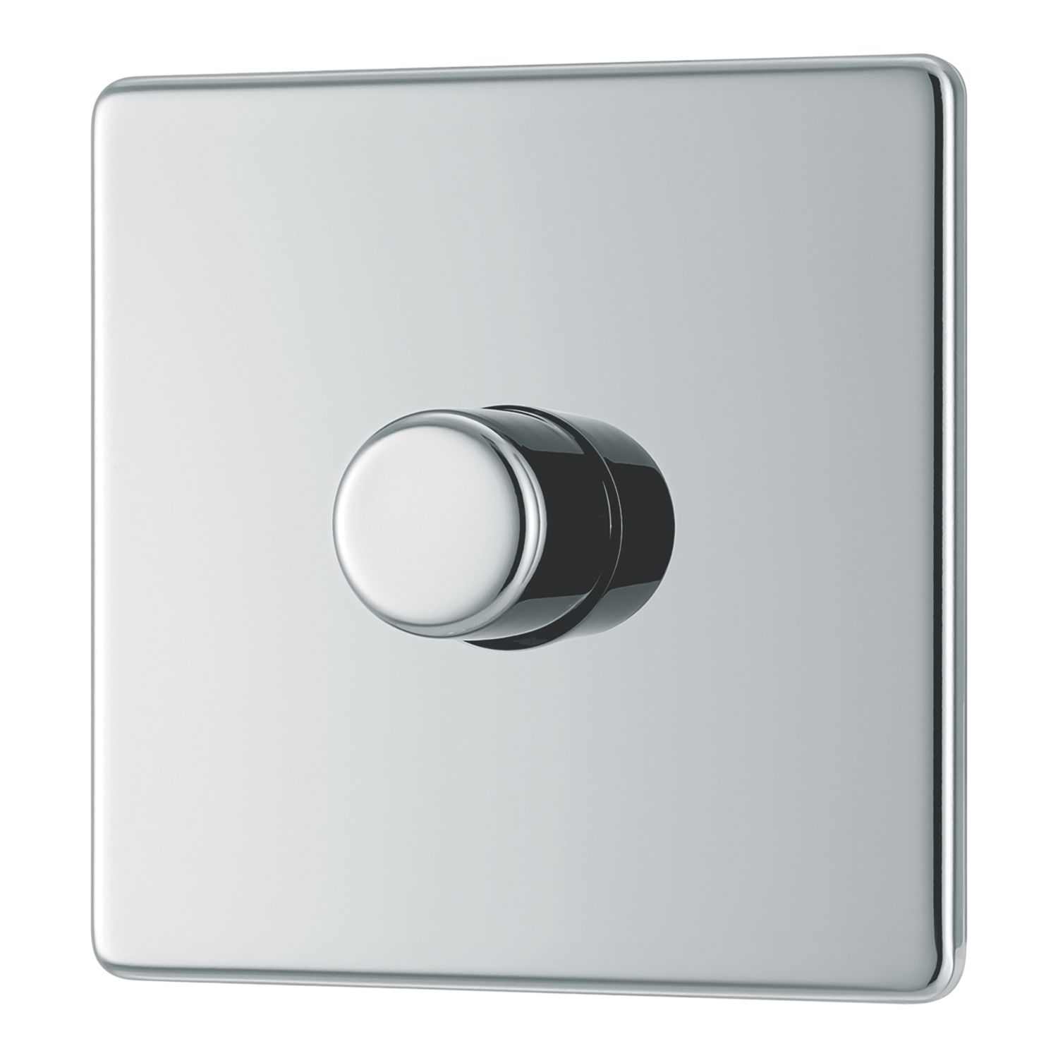 LAP 1-Gang 2-Way LED Dimmer Switch Polished Chrome with Colour-Matched Inserts (634PN)