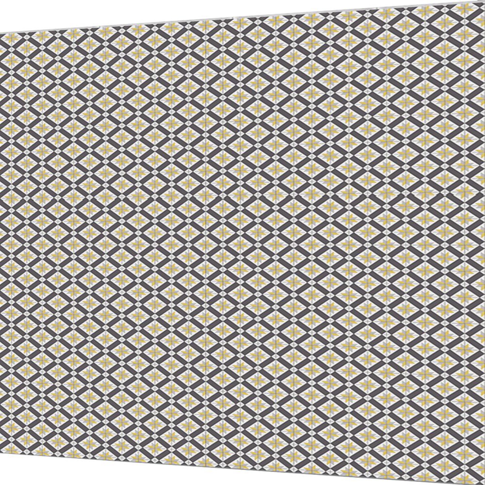 Splashwall  Blue / Yellow Alloy Splashback 900mm x 800mm x 4mm