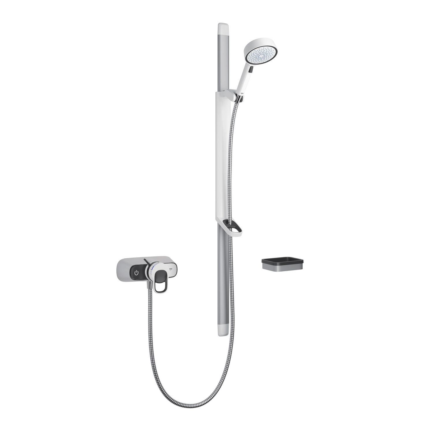 Mira Select Flex EV Rear-Fed Exposed Chrome Thermostatic Mixer Shower (634RN)