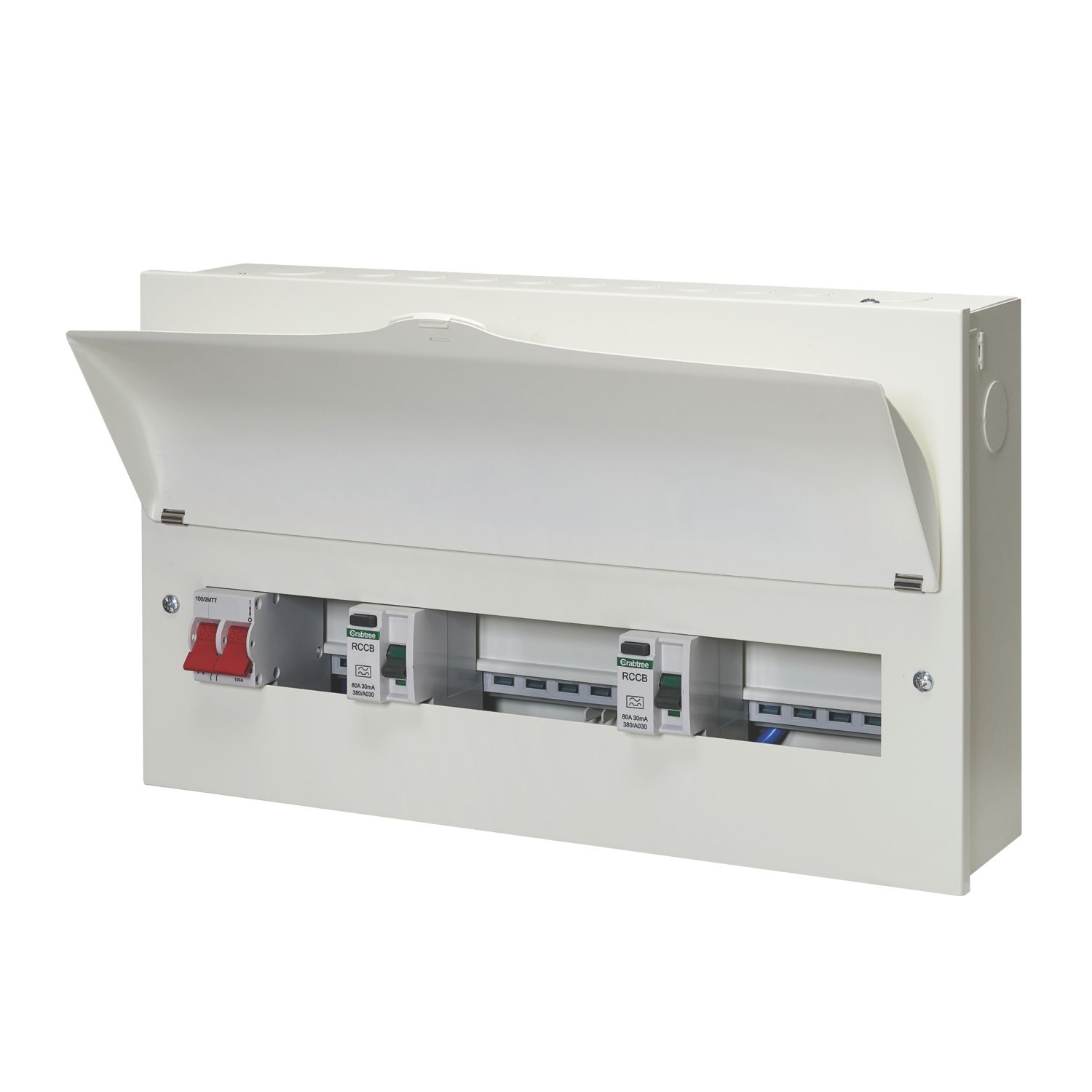 Crabtree Starbreaker 20-Module 14-Way Part-Populated High Integrity Dual RCD Consumer Unit (634VF)