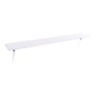 RB UK White Matte Radiator Shelf 1200mm x 150mm x 18mm