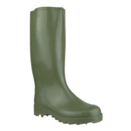 Nora Dolomit Size 10.5  Olive Non Safety Wellies