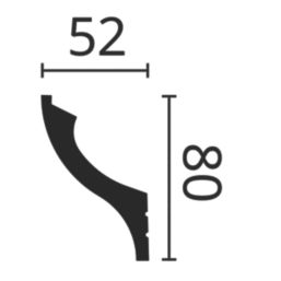 NMC LED Lighting Coving Profile 95mm x 2000mm 8 Pack