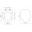 Palmi  Toilet Seat Moulded Bamboo Black