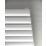 Ximax Fortuna 584mm x 1000mm 2147BTU White Horizontal Designer Radiator