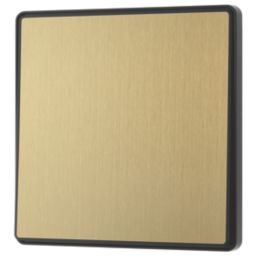 British General Evolve 20A 16AX 1-Gang 2-Way Light Switch  Satin Brass