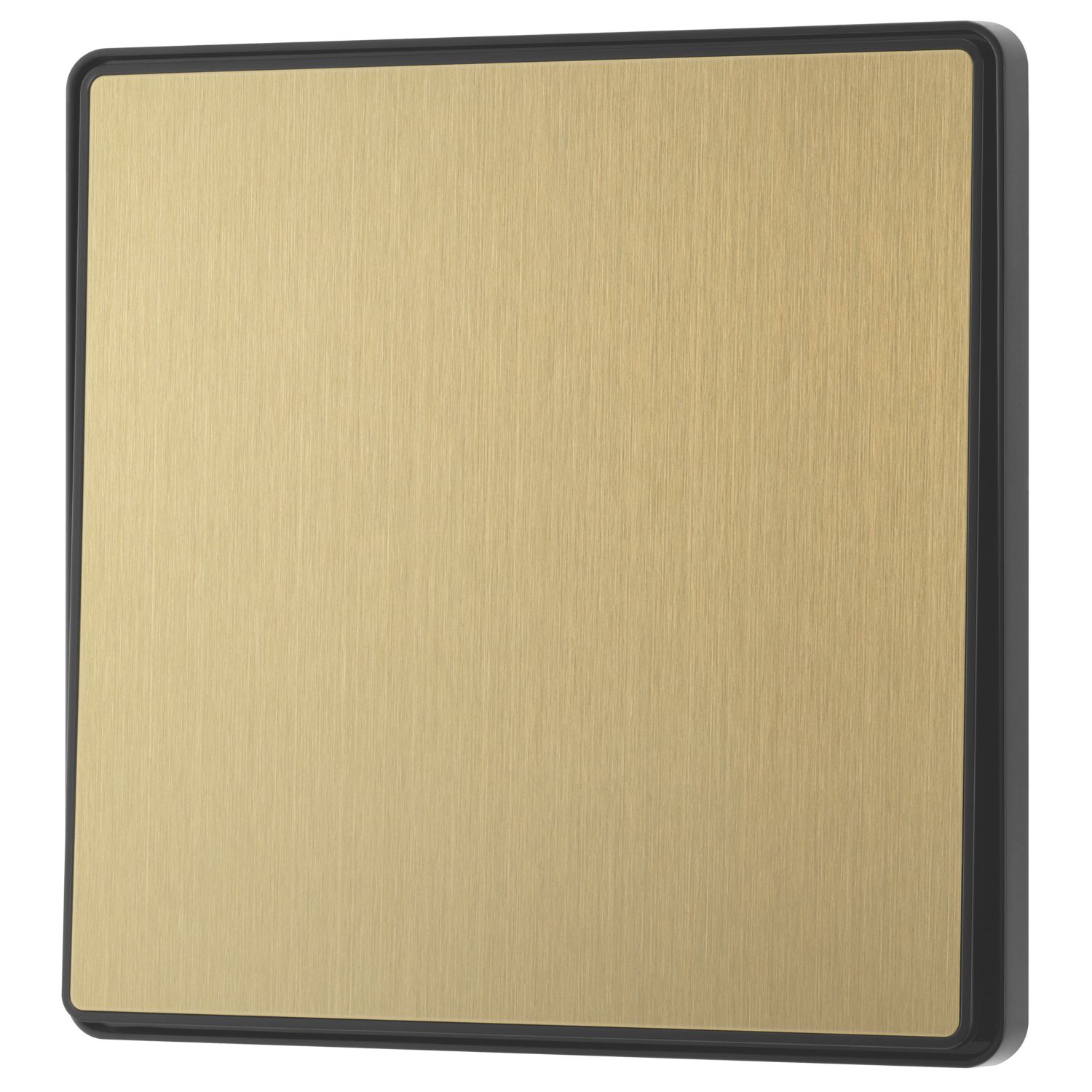 British General Evolve 20A 16AX 1-Gang 2-Way Light Switch Satin Brass (635CH)