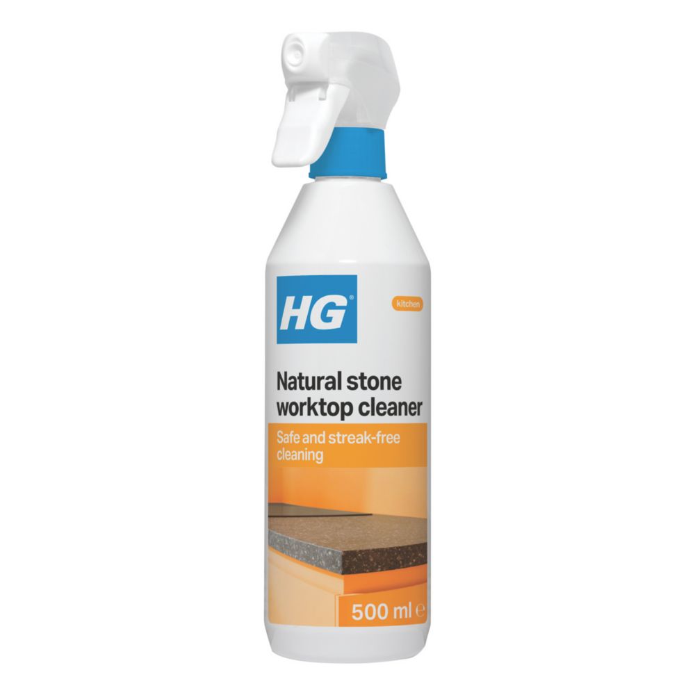 HG Natural Stone Worktop Cleaner 500ml - Screwfix