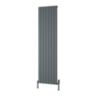 Reina Piatto Single 1800mm x 520mm 4009BTU Anthracite Vertical Designer Radiator