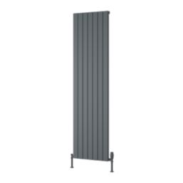 Reina Piatto Single 1800mm x 520mm 4009BTU Anthracite Vertical Designer Radiator