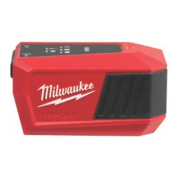 Milwaukee M18 TC-0 18V Li-Ion RedLithium Charger + 3.0A 2-Outlet Type C USB Charger