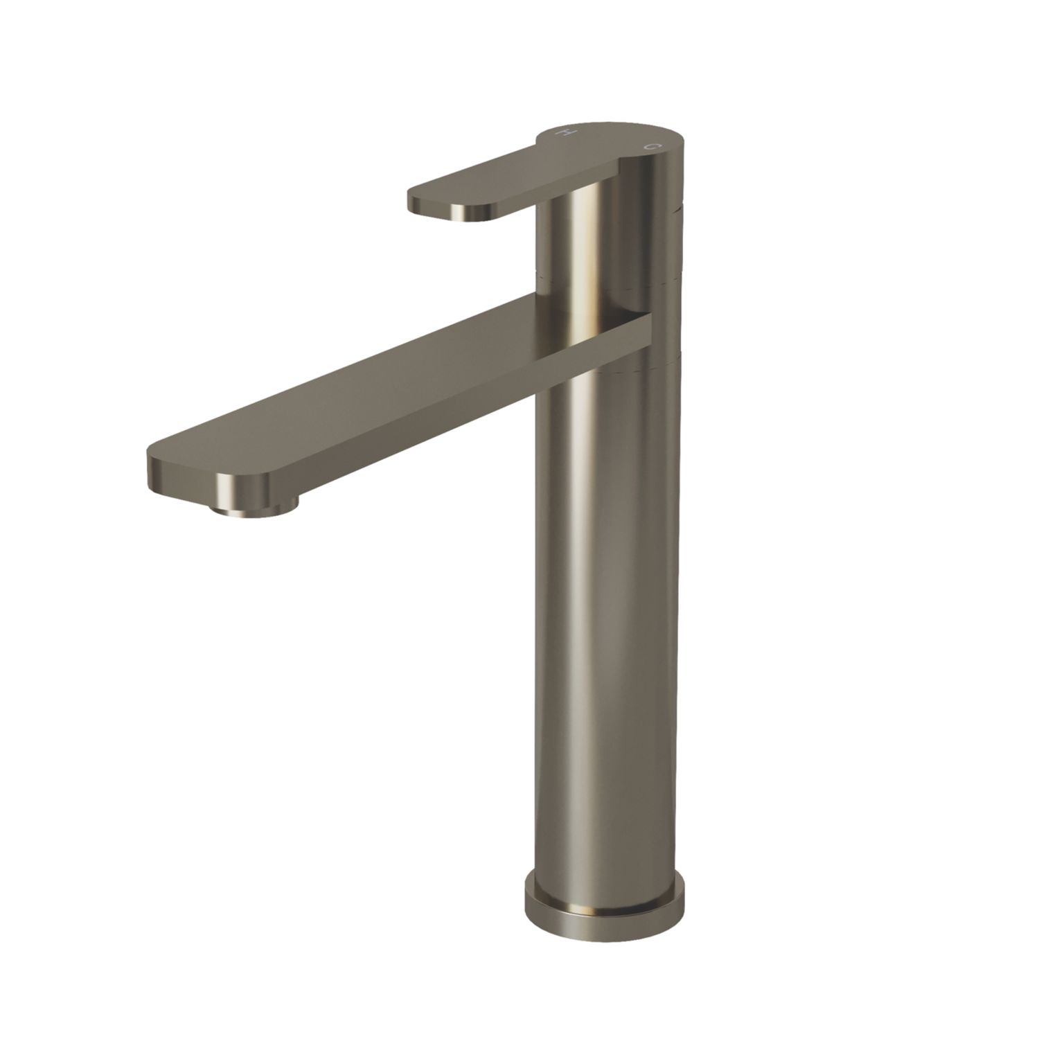 ETAL Servan Single Lever Kitchen Mixer Tap Brushed Steel (635FK)