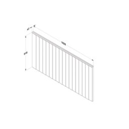Forest Vertical Board Closeboard  Fence Panels Golden Brown 6' x 3' Pack of 3