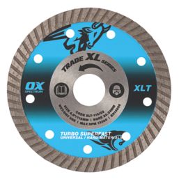 OX XL Turbo Masonry Diamond Blade 115mm x 22.23mm