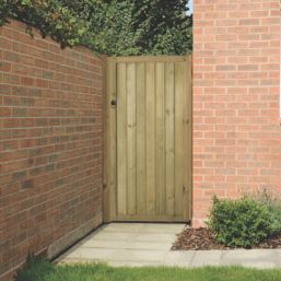 Forest Vertical Tongue & Groove Garden Gate 900mm x 1830mm Natural Timber