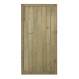 Forest Vertical Tongue & Groove Garden Gate 900mm x 1830mm Natural Timber