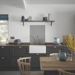 Country Living Acanthus Leaf Stone Kitchen Splashback 600mm x 750mm x 6mm